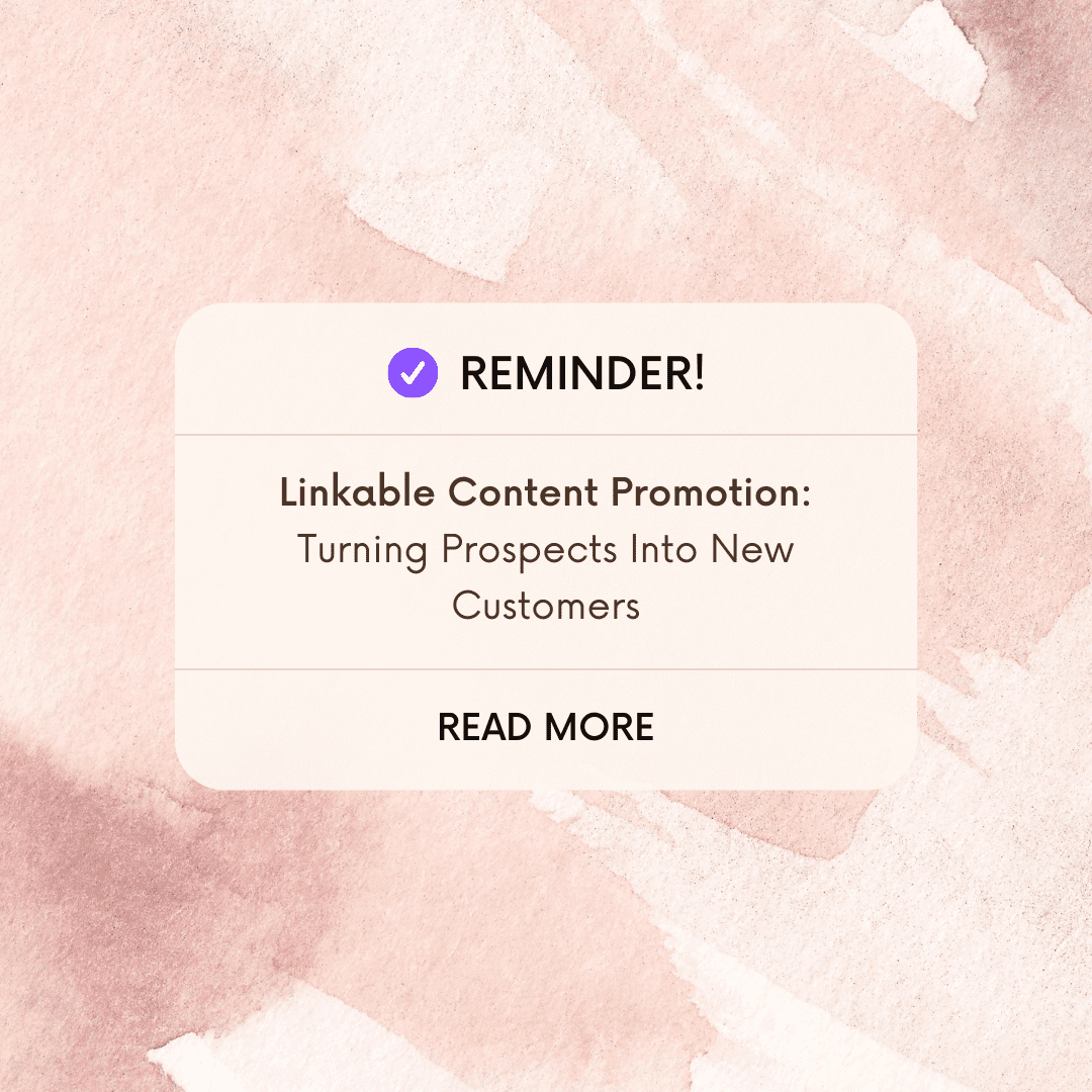 linkable content promotion
