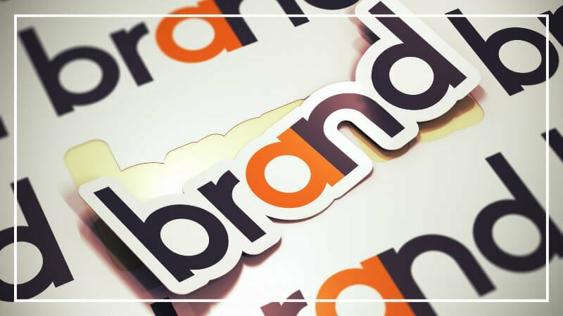 eCommerce Brand Names Stickers Being Peeled