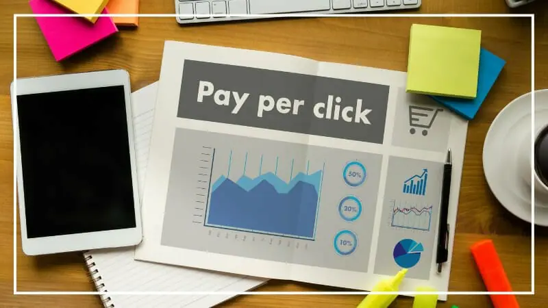 A graph showing the cost of pay-per-click ppc advertising over time